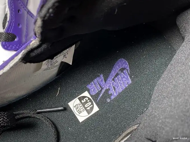 Rep Jordan 1 Court High Air Purple 555088-500 OG 0325